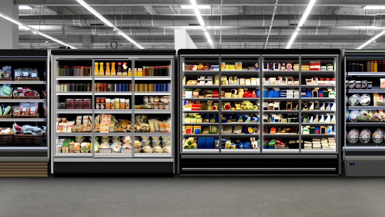 What does the metering data channel service mean in the case of a grocery store?