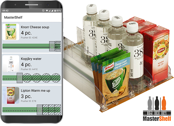 How do we digitize shelves in the sales floor?